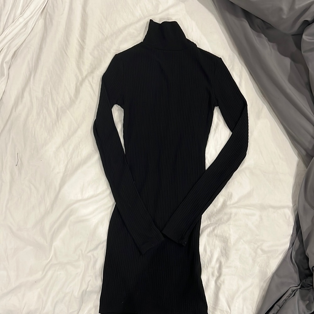 Classic Turtleneck black sweater.